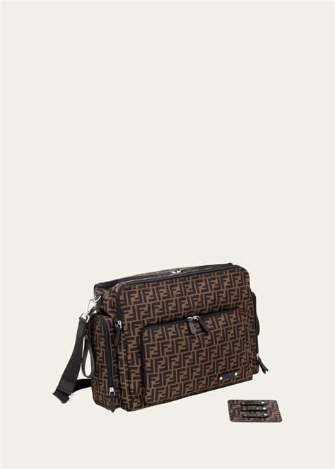 fendi beige changing bag|fendi diaper bag.